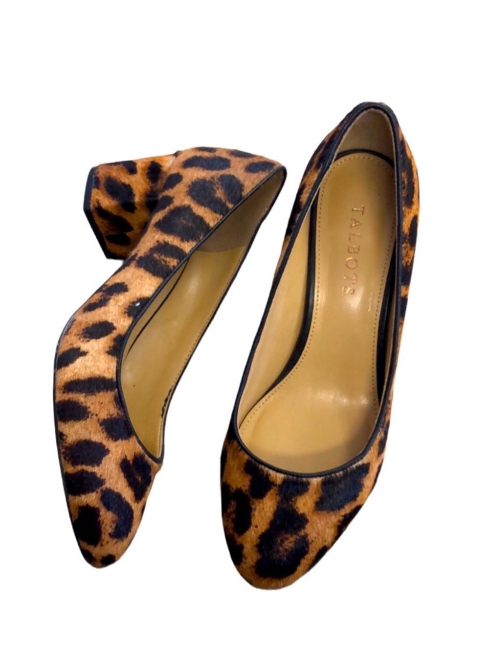 Talbots Calf Hair Leather Heels